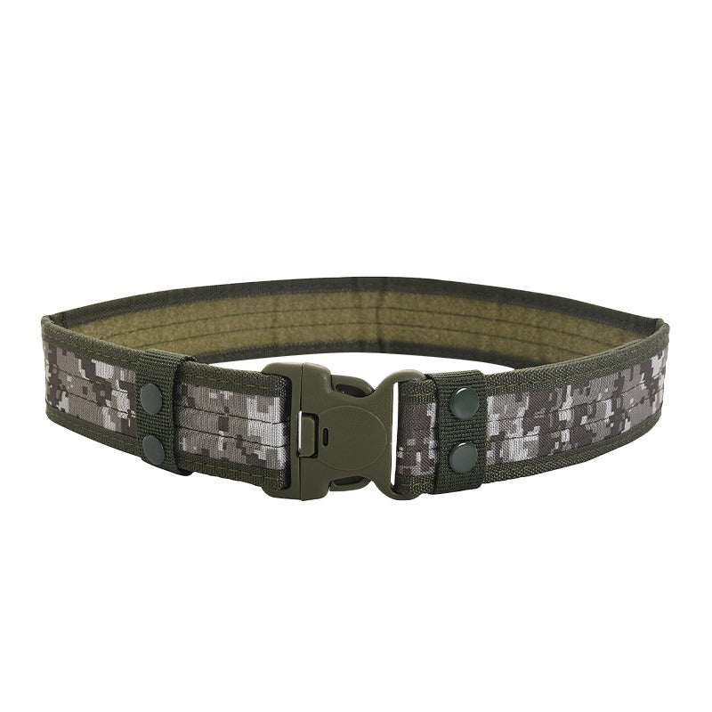 5.0 Oxford Cloth Tactical Belt Hook and loop closure Wrapped Outdoor Canvas Belt