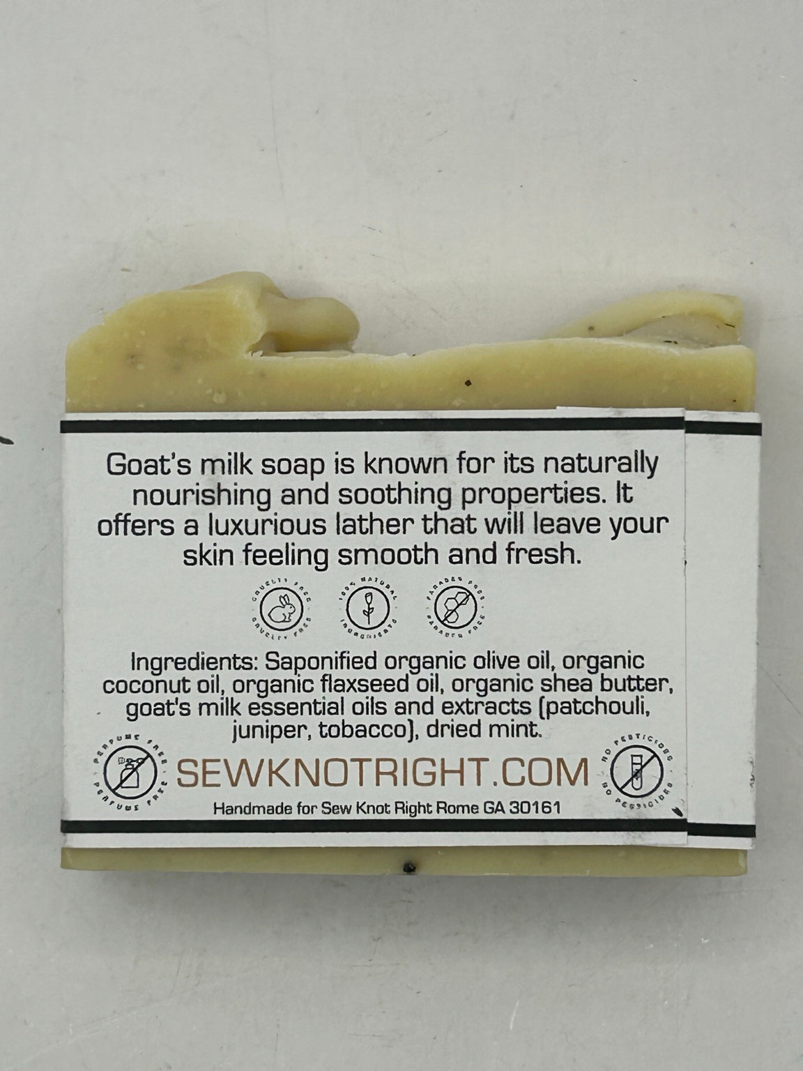 Jan's Juniper Ridge Goat Milk Soap 4 oz Handmade Natural Herbal Moisturizing Bar
