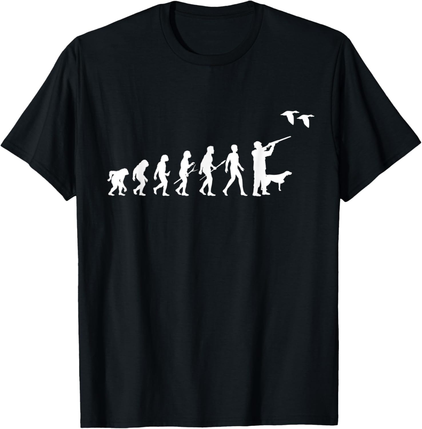 Hunter Hunting Outdoor Clothing Shirt Evolution Dog Stag T-Shirt