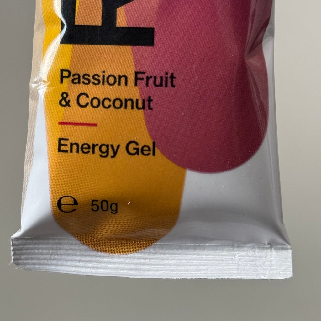 RAWVELO (12 Pack) Energy Gels All Natural Passionfruit & Coconut Cycling Hiking Running 04/26