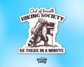 Out of Breath Hiking Society Vinyl Sticker